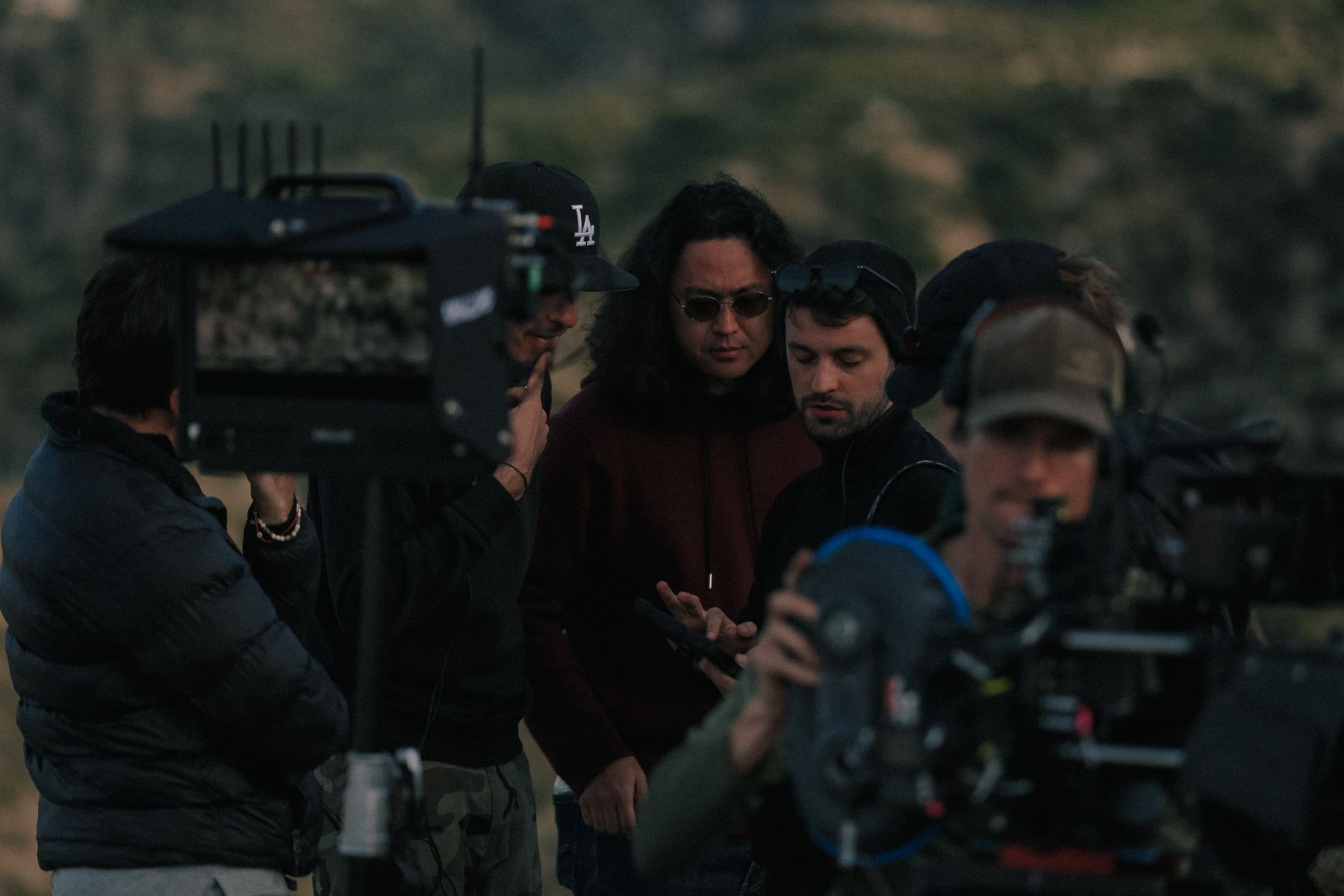 Behind the scenes
