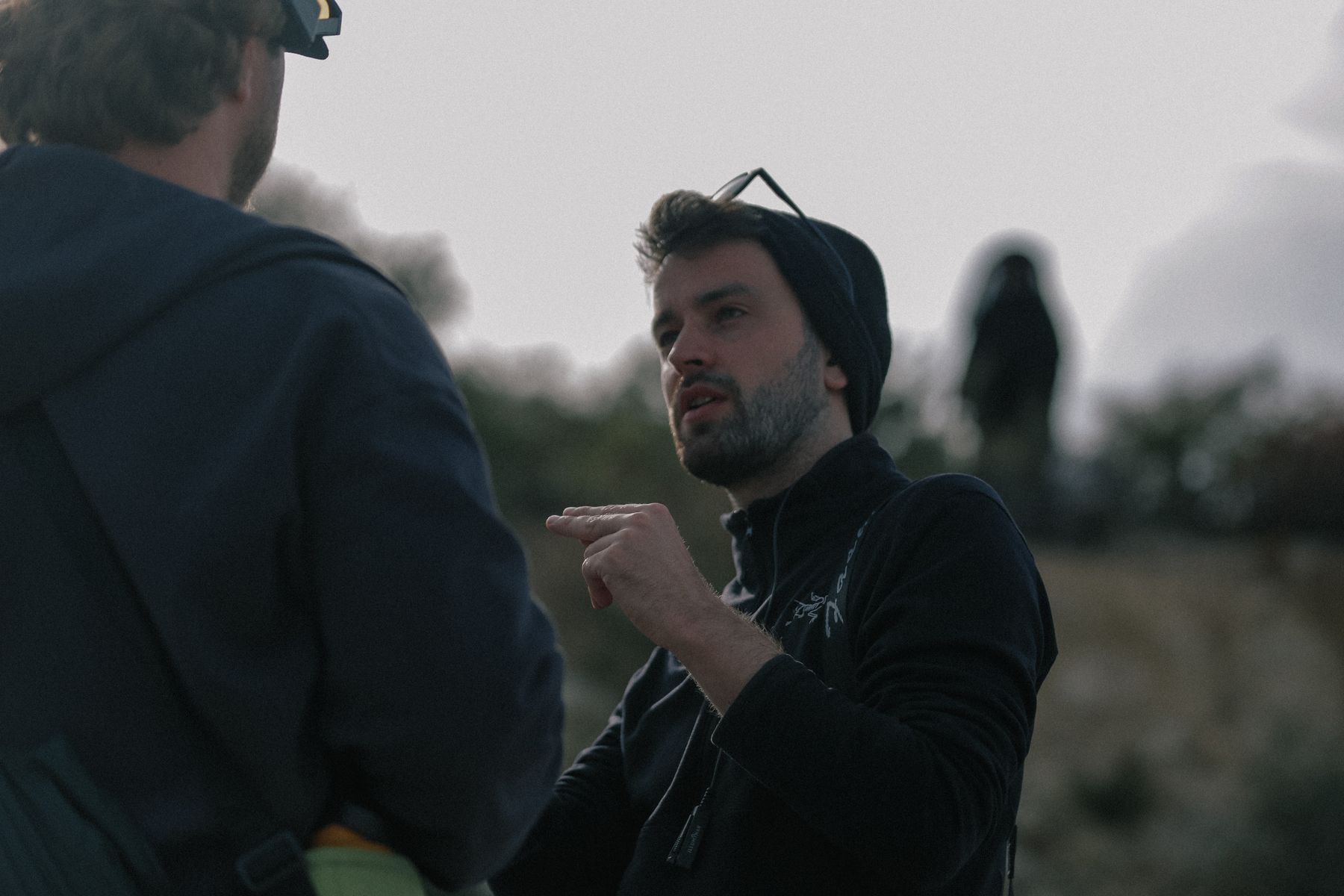 Behind the scenes