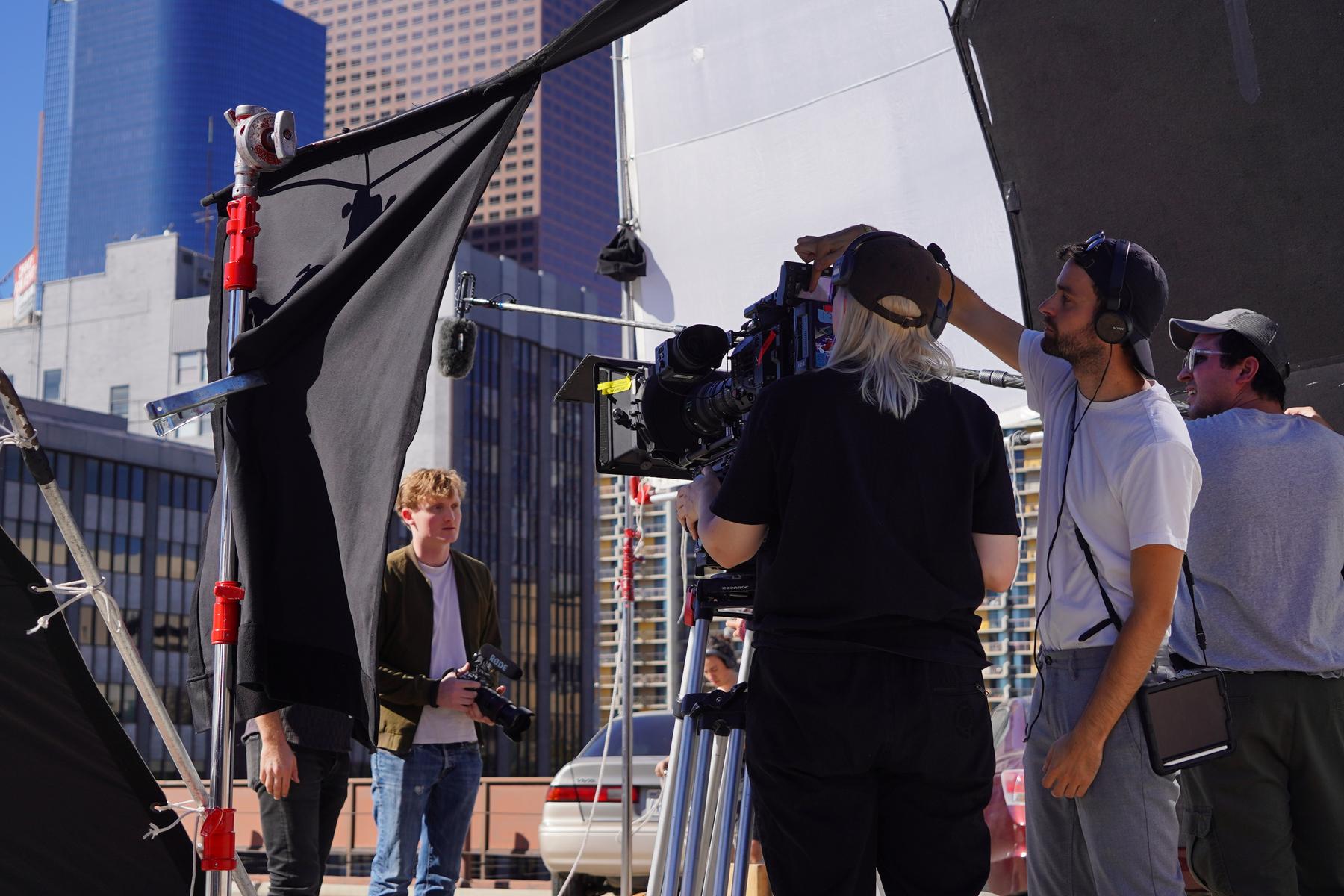 Behind the scenes