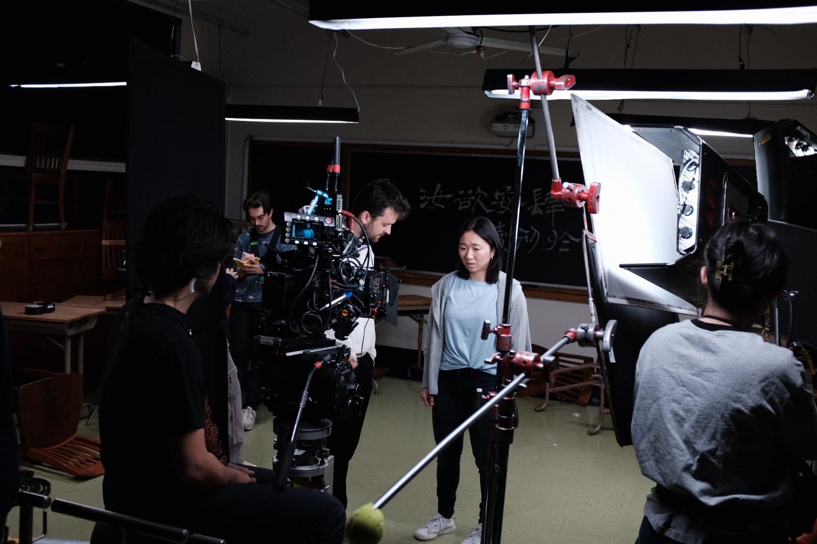 Behind the scenes