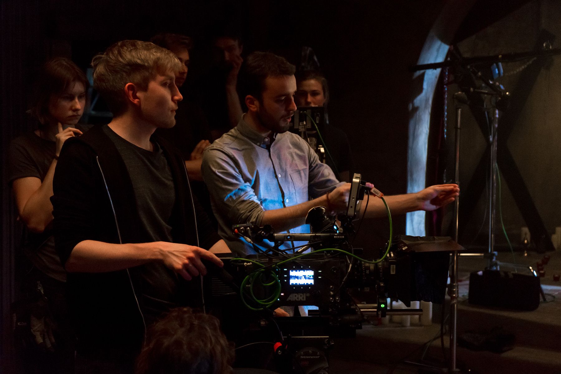 Behind the scenes
