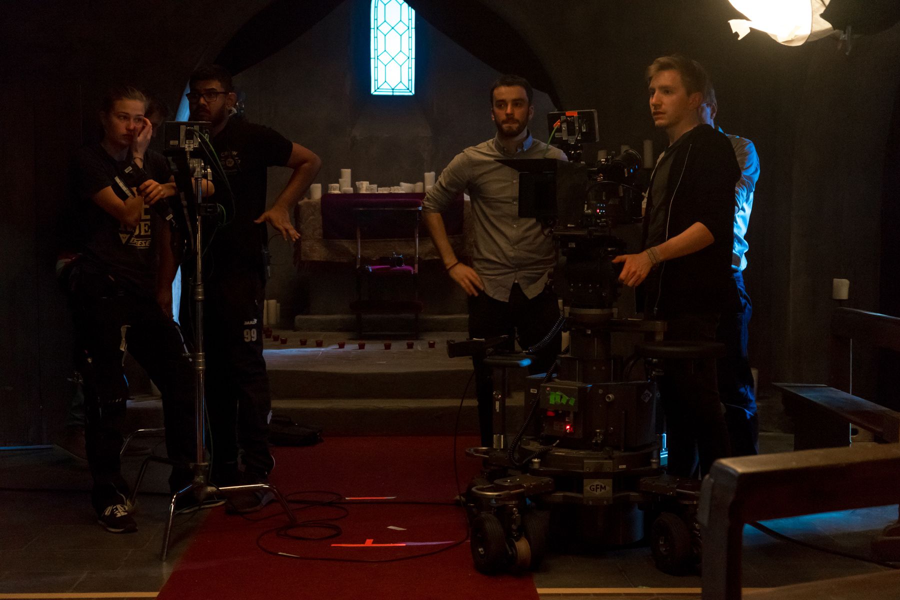 Behind the scenes