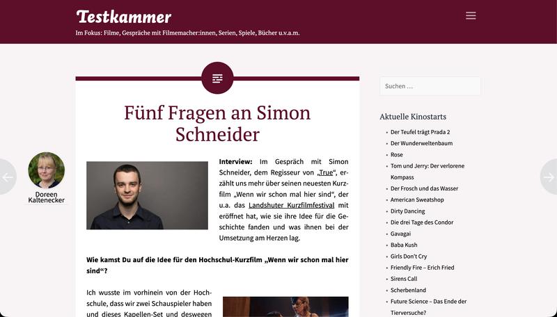 Fünf Fragen an Simon Schneider
